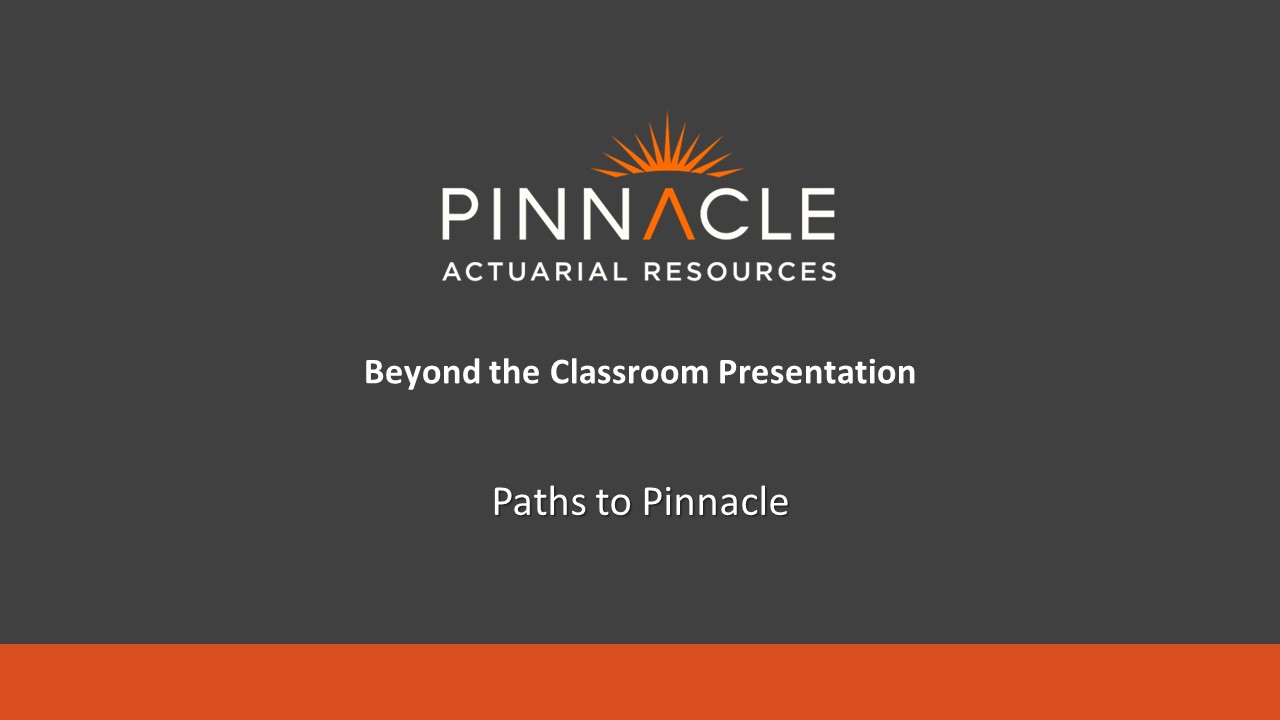 Title slide: Paths to Pinnacle
