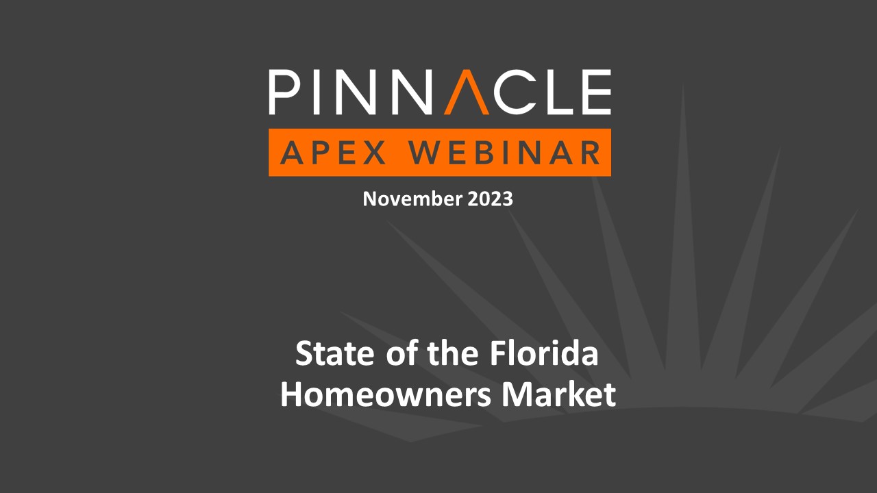 Title slide: State of the Florida Homeowners Market